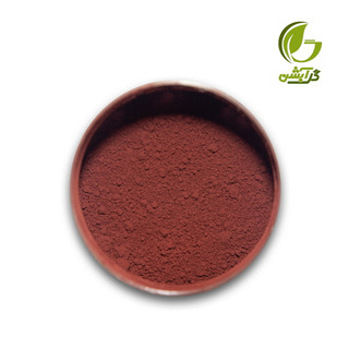 رنگ معدنی پودری اخرا تیره (زرشکی) 45 گرم - اکسید آهن